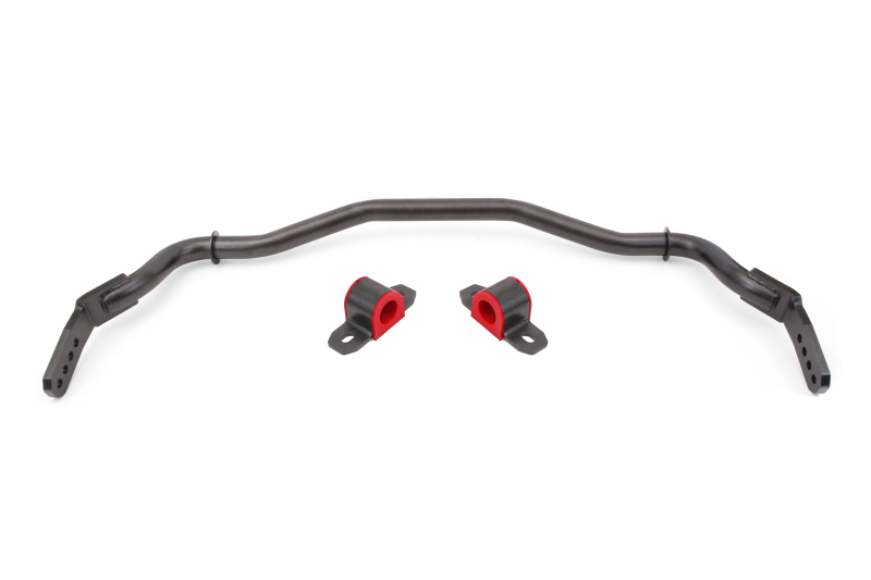Ford Mustang Sway Bar Kit - Front - BMR Suspension - Hollow 38mm 3-Hole Adjustable - Black Hammertone - `15-`22 Ford Mustang Sway Bar Kit - Front - BMR Suspension - Hollow 38mm 3-Hole Adjustable - Black Hammertone - `15-`22
